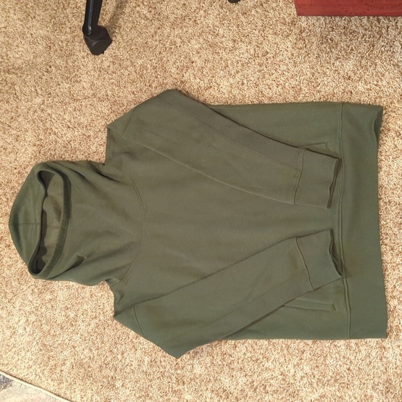 Zyia Hoodie Sweatshirt Women's Size Medium Green Pockets - Picture 1 of 12
